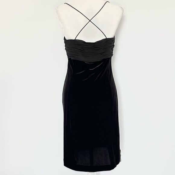 NWT American Living by Ralph Lauren Velvet Chiffon Dress - 8 - Picture 7 of 11